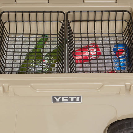 2-Pack Cooler Basket for YETI Tundra Haul, Double Cooler Rack for Double Storage, Dry-Goods Basket for YETI Wheeled Coolers (Cooler NOT Included)