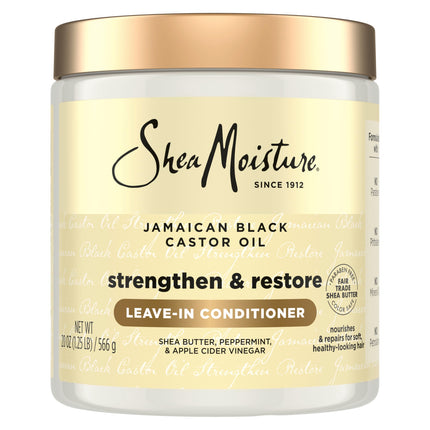 SHEA MOISTURE JBCO LEAVE IN COND STRNGTH+RESTORE 20 FL.OZ.