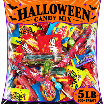 Halloween Candy Variety Pack 5 lb - Individually Wrapped Mixed Candy Bag