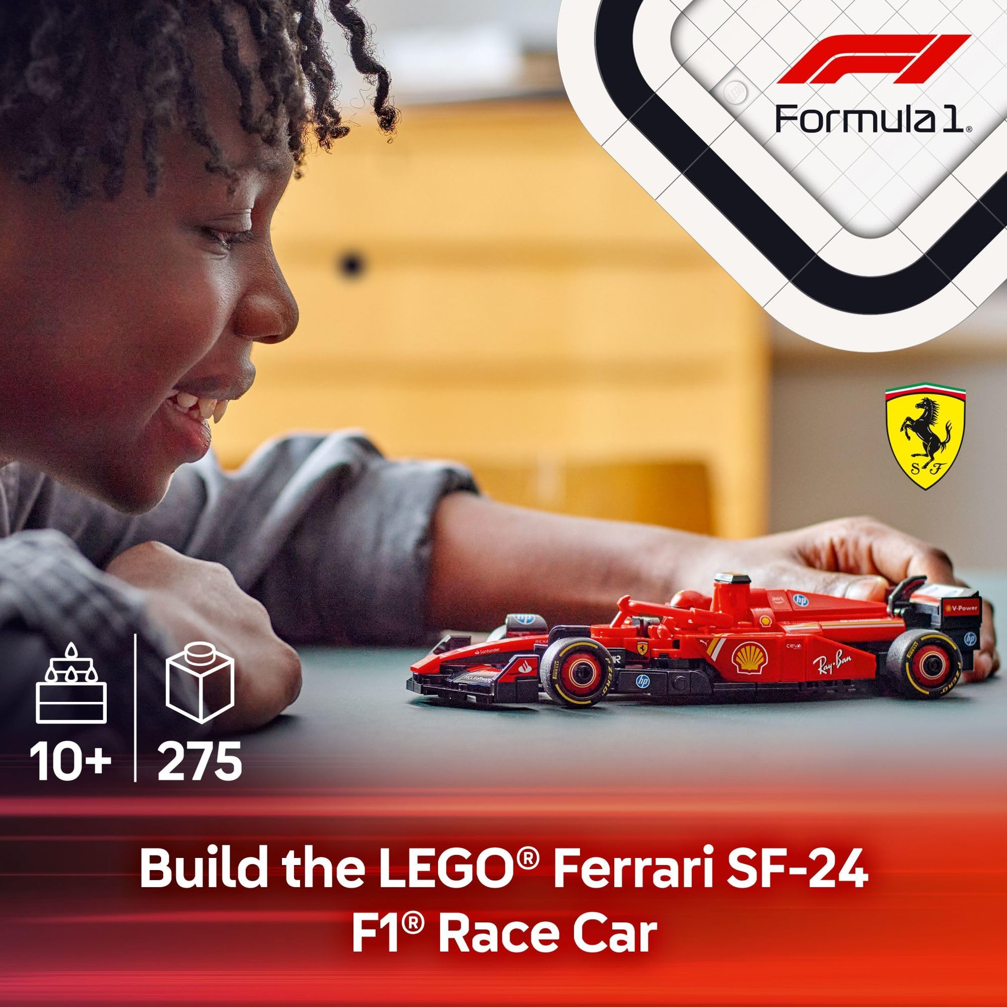 LEGO Speed Champions Ferrari SF-24 F1 Race Car Toys - Building Sets fo ...