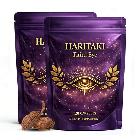 Osdywer Haritaki Capsules Organic-Third Eye Awakening, Pure Terminalia Chebula Extract for Mental Clarity, Awaken Intuition, Inner Balance Energy & Digestive Support - 120 Capsules (2)