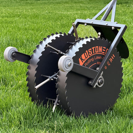 Patented Rolling Lawn Aerator Compacted Soil Loosening Manual Coring Tool