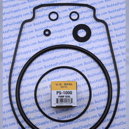 BadAss Pool Supply O-Ring Rebuild Repair Kit for Pentair WhisperFlo/IntelliFlo, Black Gasket, for Pumps Built 2-1-2008 and Later. This Includes The #1 Choice of Shaft Seals from US Seal Mfg.