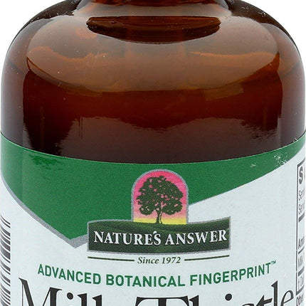 Natures Answer Milk Thistle, Alcohol-Free, 2,000 Milligram, 1 fl oz (30 Milliliter) - Pack of 2