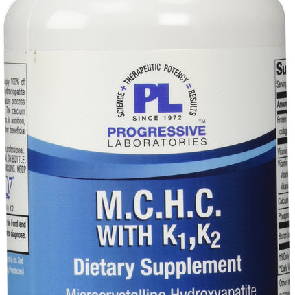 Progressive Labs MCHC with K1 and K2 Supplement, 120 Count
