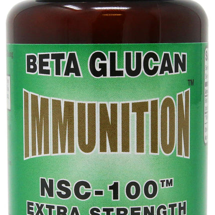 Nutritional Supply Corp Immunition NSC 100 Beta Glucan Extra Strength - 10 mg - 60 Capsules