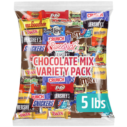 Chocolate Assorted Candy Variety Pack, Bulk, 5 lb