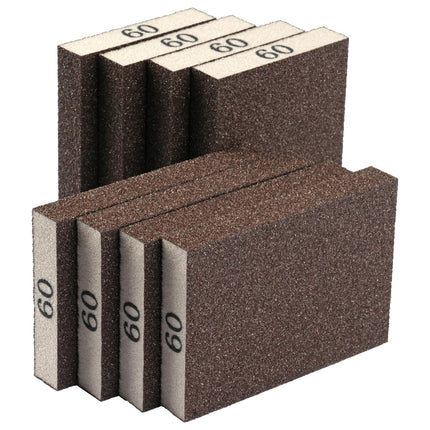 8 Pack Sanding Sponge Block, Wet Dry Sandpaper Sand Paper for Drywall Wood