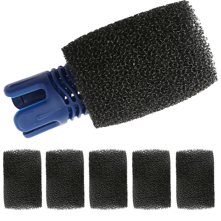 TOMLEND Tail Sweep Pro with Scrubber, Replacement for Polaris 280, 380, 360, 3900 Sport, 180, Tail Sweep Pro with 6 Foam Scrubber for Polaris Three Wheel Pressure Cleaners