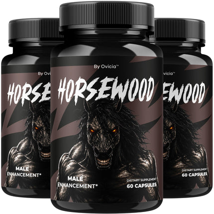 (3 Pack) Horsewood - Official Horsewood Capsules Advanced Formula with All Natural Ingredients, Premium Pills Maximum Strength for Wellness & Overall Health Support, 180 Capsules for 3 Months