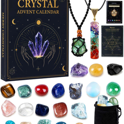 Crystal Advent Calendar 2026 for Women, 24-Day Christmas Countdown Calendar