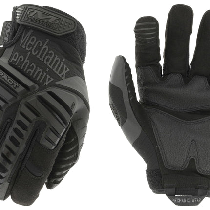 Mechanix Wear: M-Pact Covert Tactical Gloves with Secure Fit, Touchscreen Capable Safety Gloves for Men, Work Gloves with Impact Protection and Vibration Absorption (Black, Large)