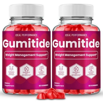 IDEAL PERFORMANCE Gumitide Gummies, Gumitide Gummy Reviews (2 Pack)