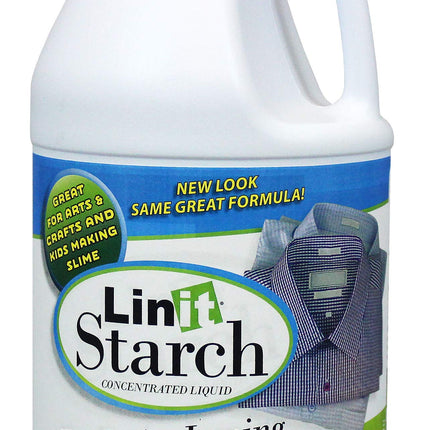 Linit Starch Crisp Classic Finish (64 Oz.) - Liquid Starch For Ironing Clothes/Perfect For Wrinkle Release/Great For Arts & Crafts Projects/Slime, Paper Mache, Silly Putty (408440)