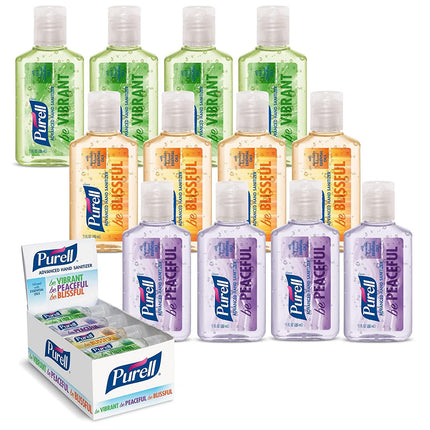 Purell Hand Sanitizer Gel Variety Travel Pack 12ct x 1oz - 3901-24-CMRMETRY