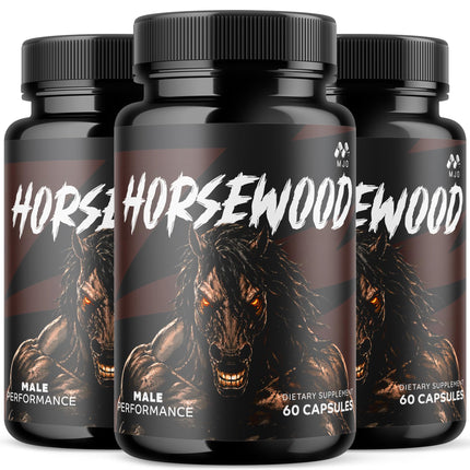 (3 Pack) Horsewood Capsules, Official Horsewood Pills for Men with All Natural Ingredients, Max Strength Supplement with Premium Vitamins Supporting Optimal Wellness and Advanced Health (180 Capsules)