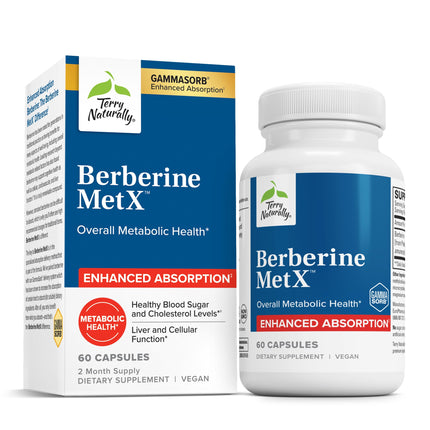 Berberine MetX, Ultra Absorption, 60 Capsules by Terry Naturally