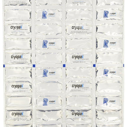 Cryopak 4 Large Multi Purpose Reusable 12x17 Non Toxic Ice Blanket Freeze Pack for Coolers Boating Fishing Camping Keep Food Fresh