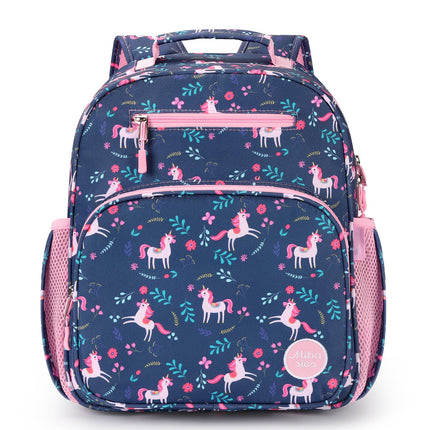 mibasies Kids Backpack for Girls: Girls Backpack 5-8 - Kindergarten Elementary School Bookbag for Girl - Unicorn