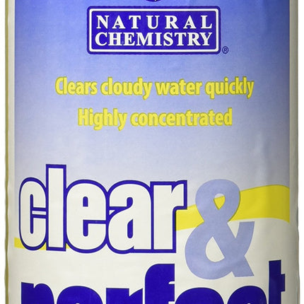 Natural Chemistry Clear and Perfect Pool Water Clarifier, 1 Quart, Highly Concentrated Formula, Not pH Sensitive and Does't Affect Pool Water pH, Clears Cloudy Water Quickly,