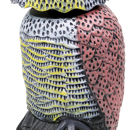 Owl Decoy to Scare Birds Away Scarecrow Fake Owl with Rotating Head, 16"