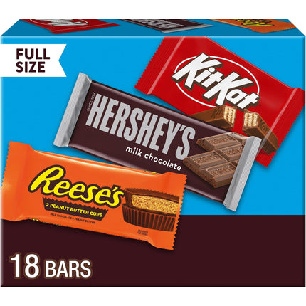 HERSHEYS KIT KAT and REESE'S Assorted Milk Chocolate, 27.3 OZ