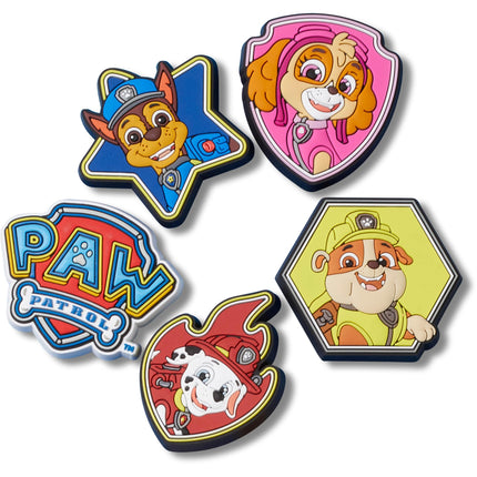 Crocs Unisex Kids and Toddler TV Shows Collection Multi Packs Paw Patrol 5 Pack