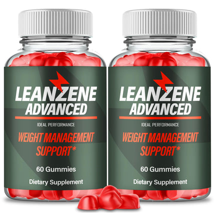 IDEAL PERFORMANCE Leanzene Gummies, Lean Zene Gummy Reviews (2 Pack)