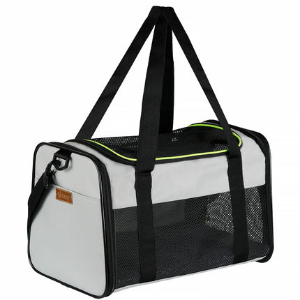 Cat Carrier - Portable Foldable Dog Pet Carrier, Soft-Sided Pet Bag up to 28 Lbs, Airline Approved Travel Puppy Carrier