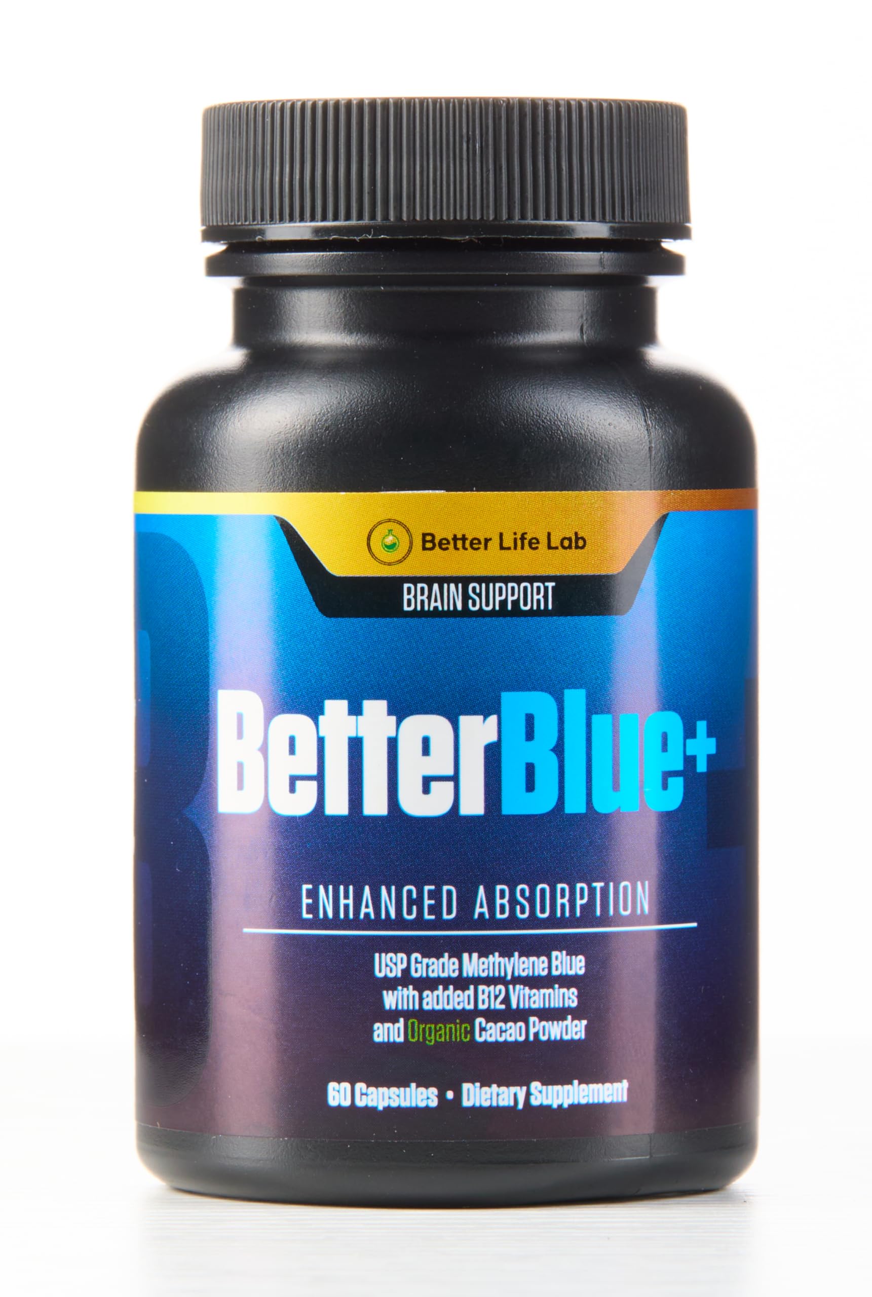 BETTER LIFE LAB Methylene Blue Capsules 60 Count - Pharmaceutical Grad ...