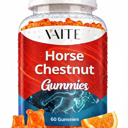 VAITE Horse Chestnut Extract Supplement, Vein Support Blood Circulation Supplements for Varicose Veins on Legs and Circulatory Supports, Horsechestnut Seed Butchers Broom Root, Non-GMO Gluten Free