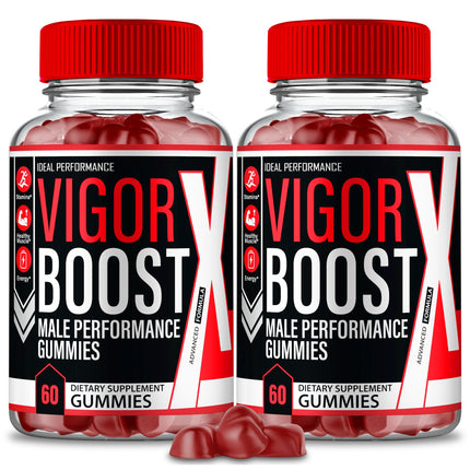 Vigor Boost Gummies, Vigor Boost for Men Supplement Pills - Maximum Strength Performance, All Natural Support Overall Health & Wellness, Premium VigorBoost Advanced Support Gummy Reviews (2 Pack)
