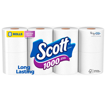 Scott, Scott Bath Tissue 8 Roll, 8 Count