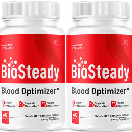 (2 Pack) Biosteady - Biosteady Capsules Advanced Formula Pills, Daily Premium Maximum Strength, Natural Ingredients Support Vitamins for Overall Health and Wellness Reviews, 120 Capsules for 2 Months