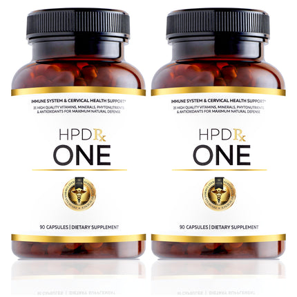 HPD Rx ONE Immunity Boost Multivitamin | Supplements for Women and Men | Advanced Immunity Defense Support | Helps Immune Response | 2-Month Supply, 360 Capsules, Pack of 2