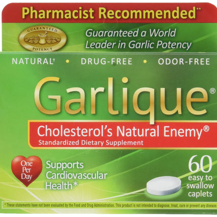 Garlique Dietary Supplement, 60 Caplets