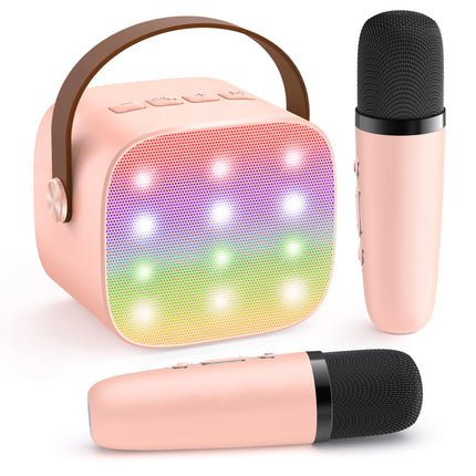 YLL Karaoke Machine for Kids Adults, Birthday Gifts for Girls 3-12 Year Old