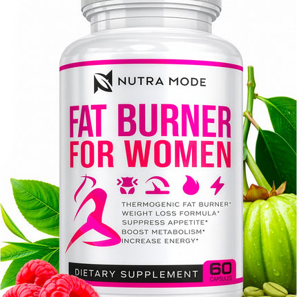 Thermogenic Fat Burner Weight Loss Diet Pills for Women - GLP-1 Support with Raspberry Ketones, Green Tea Extract, Green Coffee & Garcinia - Appetite Suppressant & Metabolism Booster 1 month 60 caps
