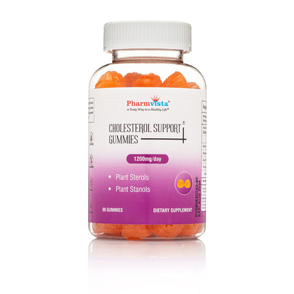 Pharmvista Plant Sterols and Stanols 1200mg Gummy-Vegan Friendly Allergen Free Gluten Free-90 Count