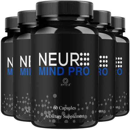(5 Pack) Neuro Mind Pro - Neuro MindPro Capsules Advanced Formula, NeuroMindPro Original Premium Pills All Natural Daily Support for Overall Health & Wellness Reviews, 300 Capsules for 5 Months