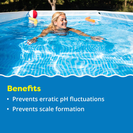 In The Swim Alkalinity Increaser for Swimming Pools - Raises Alkalinity and Balances pH Levels in Your Swimming Pool Water - 100% Sodium Bicarbonate - 50 Pounds