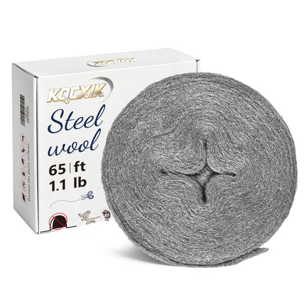 KQCXIK Steel Wool Mice Control, #2 Steel Wool, 65FT (1.1LB) Coarse