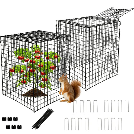 Metal Plant Cages for Outdoor Plants, Garden Cloches for Plants Rustproof