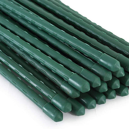 TINGYUAN Garden Stakes 30 Inches Steel Plant Stakes Tomato Stakes Pack of 25