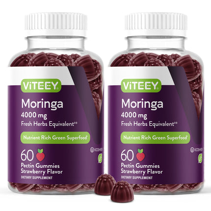 Viteey Moringa Gummies - 4,000mg [from 400mg of 10:1 Extract]