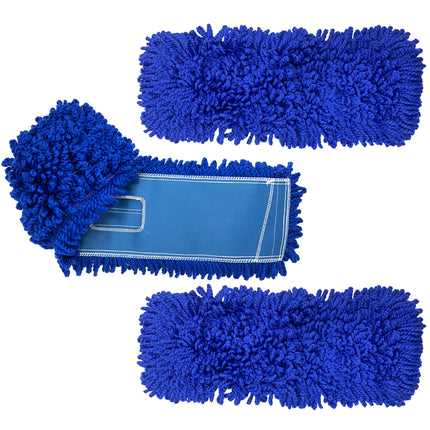 KLEEN HANDLER 36" Microfiber Dust Mop Head Replacement, Large, 3 Pack