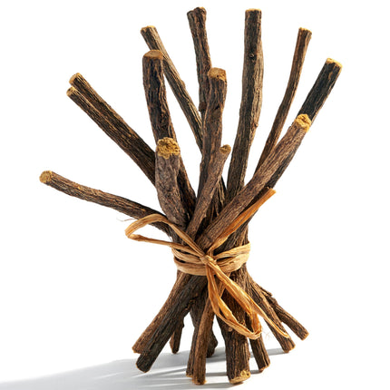 Aroma Depot 1 lb. Natural Licorice Root Chew Sticks for Humans. 100% Pure Natural | Oral Health & Fresh Bearth | Individual Liquorice Sticks are 6.5-7 inches Long. Glycyrrhiza Glabra from Turkey.