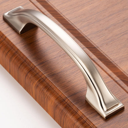 BEROSSA 10 Pack Brushed Nickel Cabinet Pulls 3 Inch Satin Nickel Cabinet Handles Nickel Hardware for Kitchen Cabinets 8222 Drawers Bedroom Dresser Bathroom Vanity Cupboard