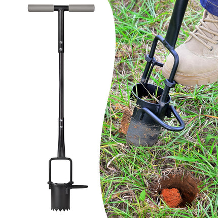 Omesata Sod Plugger, Bulb Planter Grass Plug Tool for Digging Holes