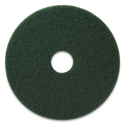 Americo 400320 Scrubbing Pads, 20-Inch Diameter, Green, 5/Ct